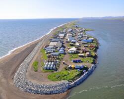 Kivalina, a village facing coastal erosion